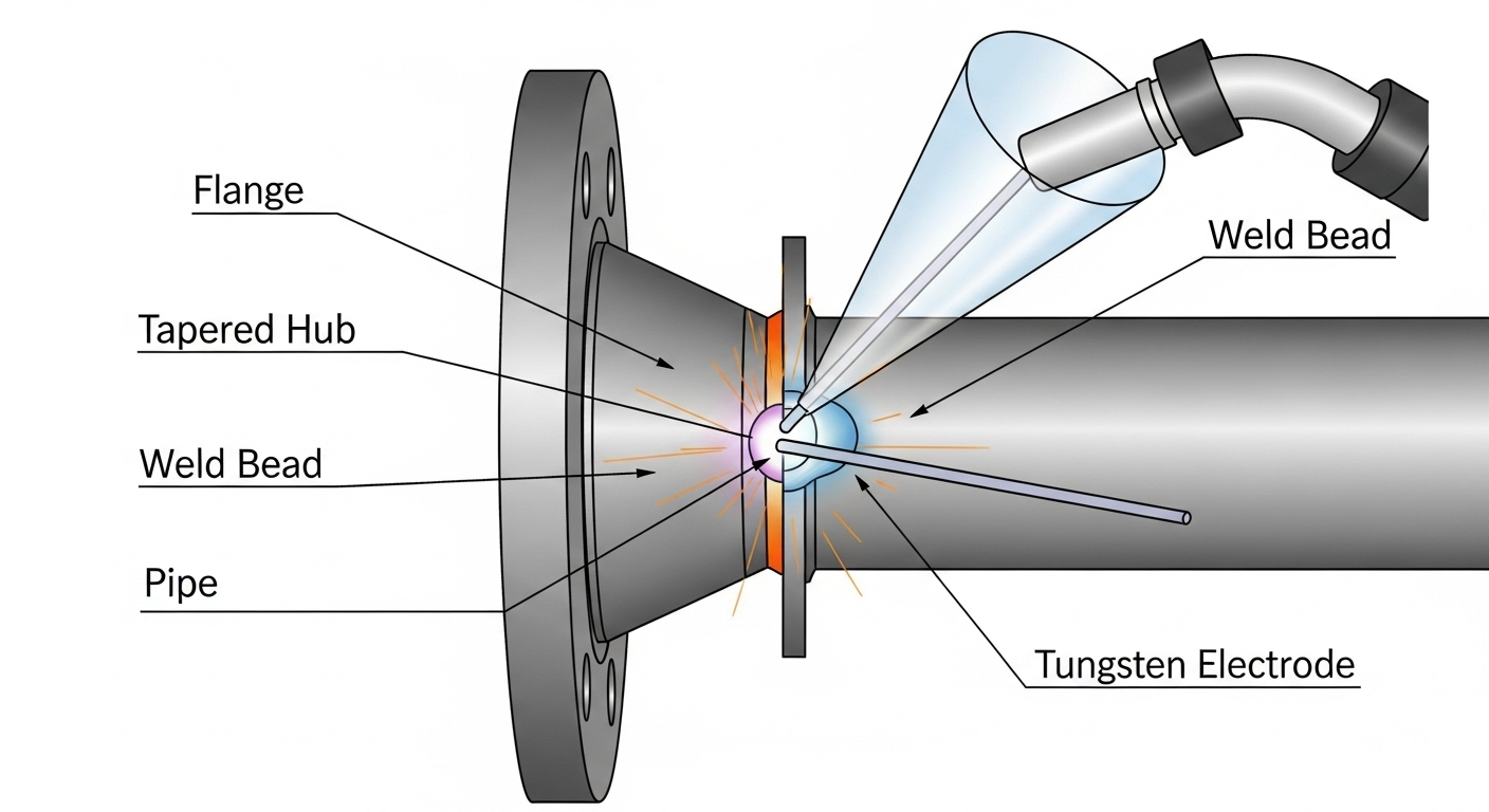 Weld Neck Flange Welding: A Step-by-Step Guide 1 Weld Neck Flange Welding